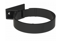 POLYPIPE RING-SEAL SCKT CLIPS (PLASTIC);3\"/82MM BLACK