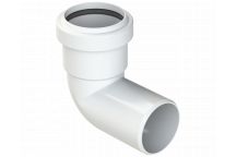 PUSHFIT SWIVEL BEND 91.25DEG; 40MM WHITE