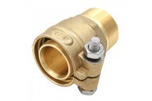 BRUGG 50 x 1 1/2\" BSP DN40 PEX CONNECTOR COMPRESSION-MALE HEATG