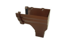 FLO NIAGARA STOPEND O/LET;RH 65MM SQ BRN