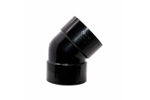 FLOPLAST S/WELD OBTUSE BEND 45 DEG OBTUSE OFFSET; 50MM BLACK