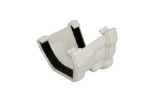 FLO NIAGARA TO SQ GUTTER ADAPTOR; LH WHT
