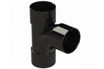 S/WELD SWEPT TEE 92.5DEG; 32MM BLACK