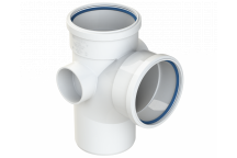 POLYPIPE RING-SEAL SINGL BRANCH;4\"/110MM 92.5D EQ WT