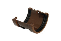 FLOPLAST MINIFLO GUTTER UNION BROWN