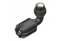 PLASSON COUPLER PLASS4 90DEG ELBOW 25MM X 27-35MM