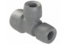 POLYPLUMB BRANCH & ONE END REDUCED TEE 22X15X15