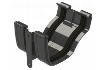 OGEE EXTRA UNION BRACKET; BLACK