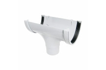 FLOPLAST XTRAFLO RUN OUTLET; 170MM WHITE