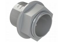 S/WELD TANK CONNECTOR; 32MM GREY