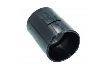 FLOPLAST S/WELD STRAIGHT COUPLING; 40MM BLACK