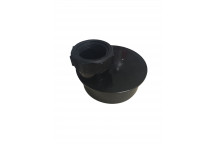 E.TUPLING 40MM SINGLE WASTE ADAPTOR - BLACK