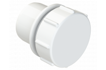 POLYPIPE S2000 32MM MUPVC SCREWED ACCESS PLUG - WHITE