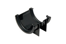 FLOPLAST MINIFLO GUTTER UNION BLACK