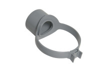FLOPLAST STRAP BOSS (SIDE CLIP);4\"/110MM SOIL GREY