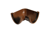 FLO RWHCP115 90DEG GUTTER ANGLE;115MM BROWN