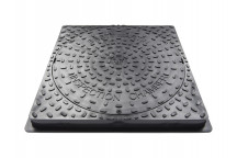 450MM DIA. SECURED SQUARE PLASTIC COVER FOR DRIVEWAYS 50KN*