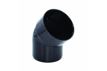 FLOPLAST RING-SEAL BOTTOM OFFSET BEND 135D;4\"/110MM BLACK