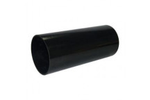E.TUPLING 68MM ROUND DOWNPIPE - 4M - BLACK