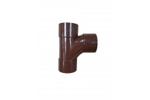 E.TUPLING SOLVENT WASTE TEE - 40MM - BROWN