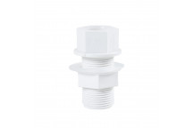 FLO OVERFLOW STRAIGHT TANK CONNECTOR; WH