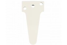 RWHR112 FASCIA BRACKET; WHITE