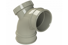 S2000 ACCESS BEND; 4\"/110MM 92.5 DEG SOLV GREY