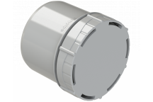 POLYPIPE RING-SEAL ACCESS CAP;SPIGOT TAIL 4\"/110M GY