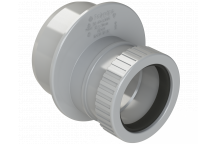 POLYPIPE RING-SEAL REDUCER;3\"/82MM TO 50MM WASTE GRY