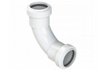 PUSHFIT SWEPT BEND 91.25DEG; 32MM WHITE