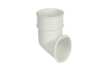 E.TUPLING 68MM ROUND DOWNPIPE SHOE - WHITE