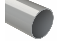 PUSHFIT WASTE PIPE; 50MM 3M LENGTH GREY