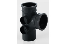 110MM X 92.5° DOUBLE SOCKET BRANCH WITH 4 BOSSES EN 1329-1