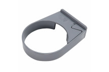 FLO DPR68 SINGLE FIX PIPE CLIP; GREY