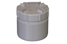 E.TUPLING 4\" SOIL SCREWED ACCESS CAP - GREY