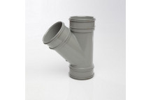 SOLVENT SOIL 45DEG TEE 6\"/150MM;S/G