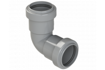 PUSHFIT KNUCKLE BEND 90DEG; 32MM GREY