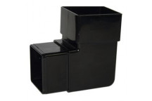 E.TUPLING 65MM SQUARE OFFSET BEND 92.5DEG - BLACK