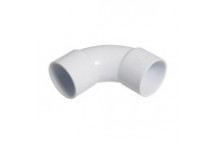 E.TUPLING SOLVENT WASTE 92.5 SWEPT - 50MM - WHITE