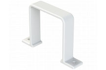DPSQ65 FLUSH PIPE BRACKET; WHITE