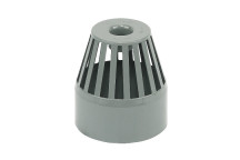 E.TUPLING 4\" SOIL VENT TERMINAL (BIRD CAGE) - GREY