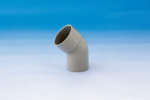 E.TUPLING SOLVENT WASTE SPIGOT 45DEG - 40MM - BLACK