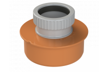 DRAIN WASTE PIPE ADAPTOR; 4\"/110MM (50mm)