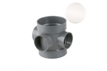 110MM DOUBLE SOLVENT SHORT BOSS PIPE EN 1329-1