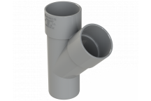 S/WELD JUNCTION 45DEG; 40MM GREY