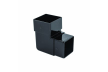 FLO DPSQ65 92.5 DEG OFFSET BEND; BLACK