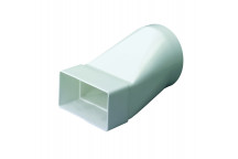 RIGID DUCT ADAPTOR RECTANGULAR TO ROUND
