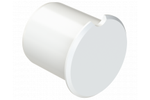 PUSHFIT SOCKET STOP END PLUG; 32MM WHITE