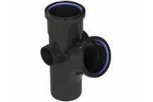 POLYPIPE RING-SEAL SINGL BRANCH;4\"/110MM 112.5D EQBK