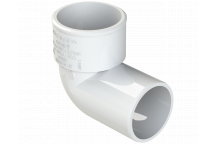 POLYPIPE S2000 40MM MUPVC 90DEG CONVERSION BEND - WHITE